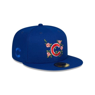 Sapca New Era Chicago Cubs MLB Bloom 59FIFTY Fitted - Albastri